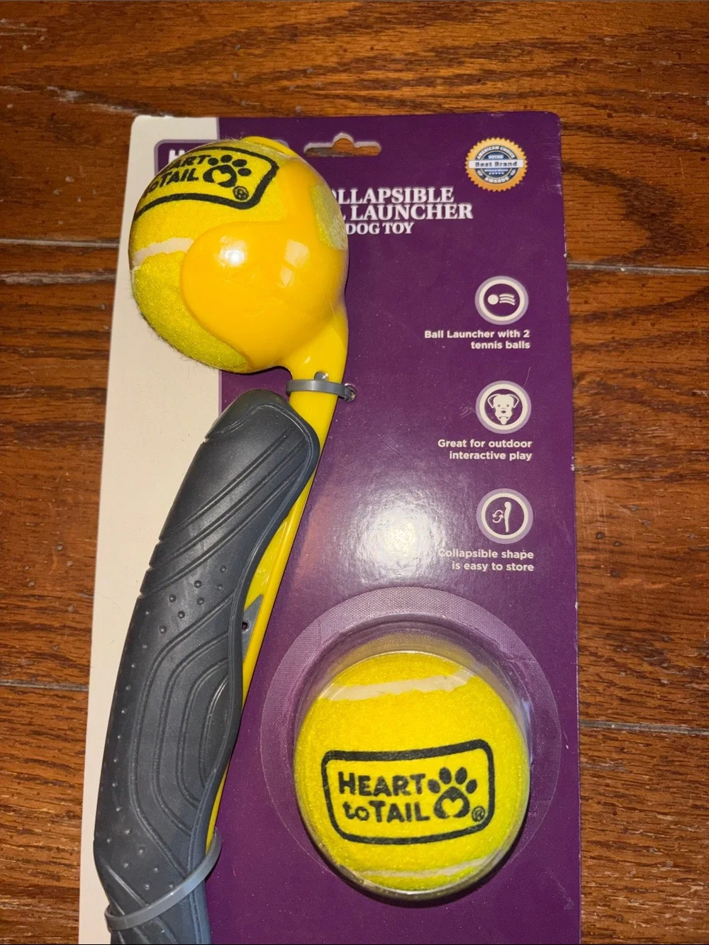 Collapsible Ball Launcher Dog Toy with Assorted Balls